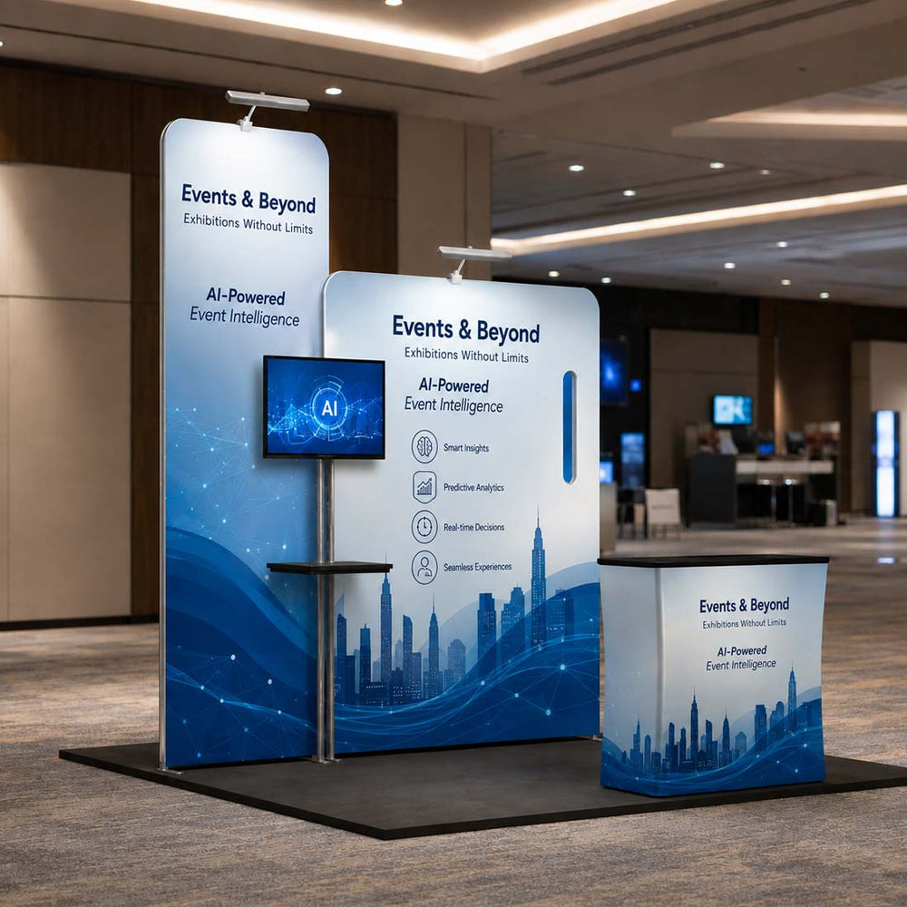 Portable Exhibit Display 10ft x 10ft - Model 13