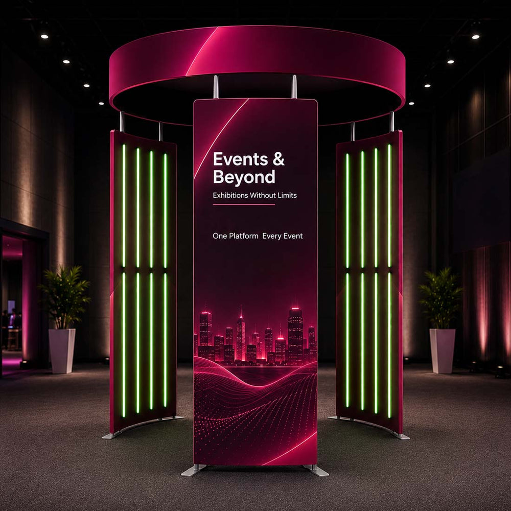 360 View 4 Panel Photo Booth Enclosure