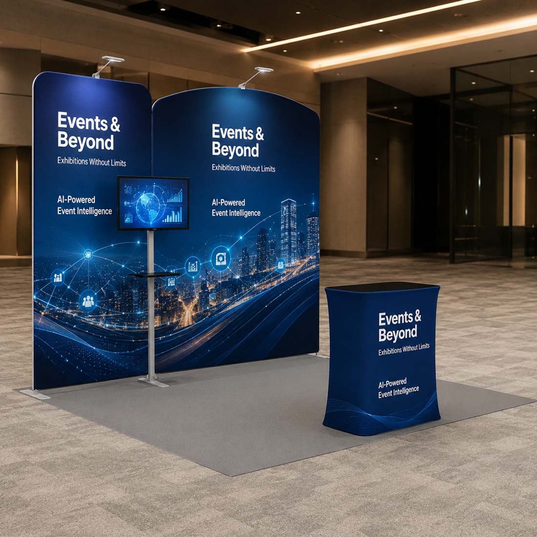 Portable Exhibit Display 10ft x 10ft - Model 2