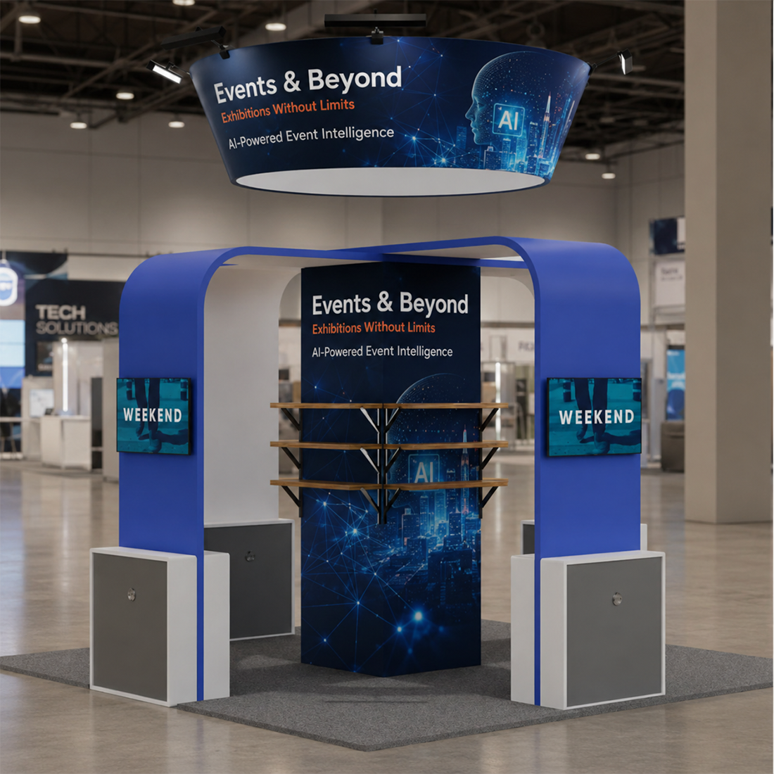 Modular Booth Kits 20ft x 20ft - Model 03