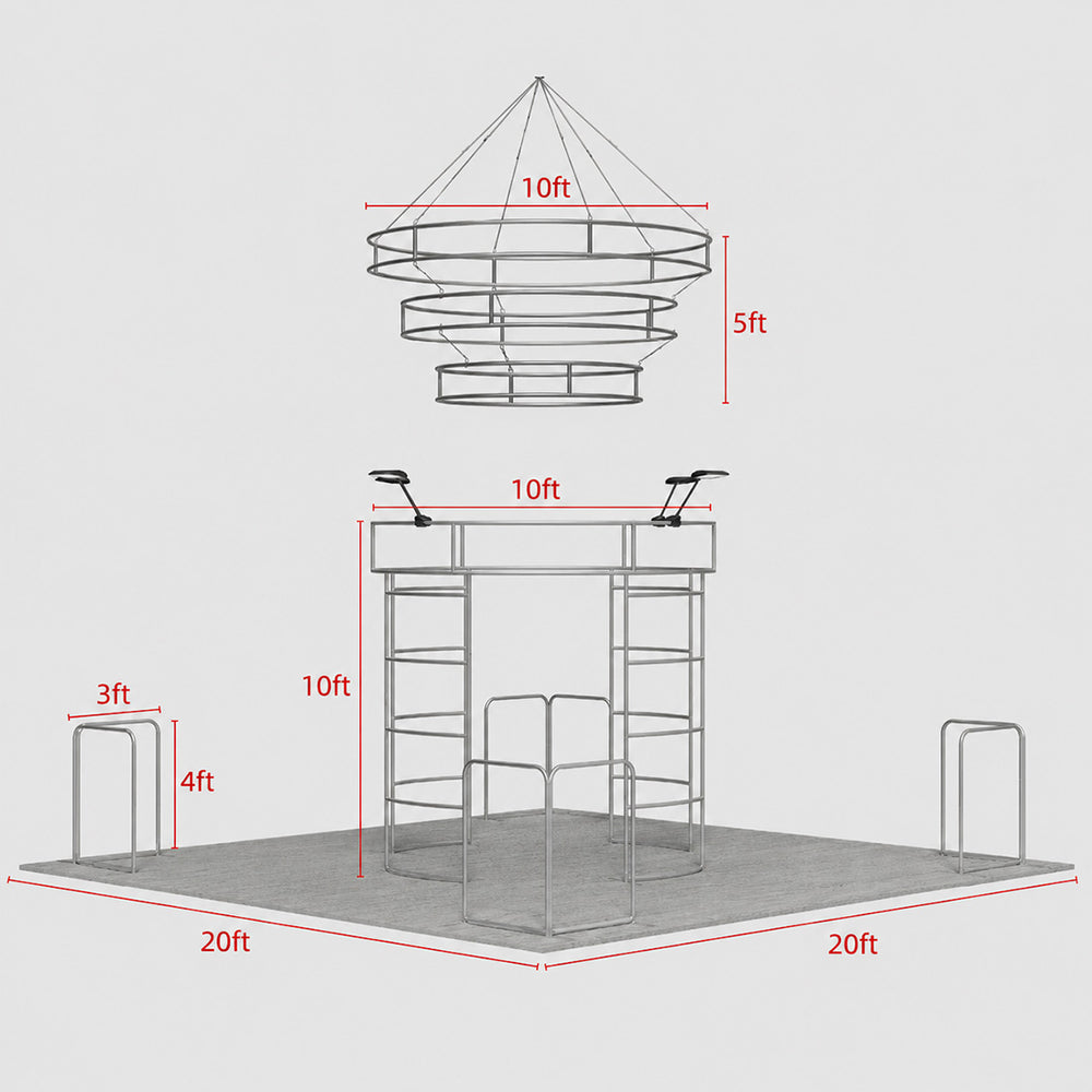Modular Booth Kits 20ft x 20ft - Model 21