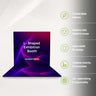 Custom Printed L - Shaped Exhibition Booth