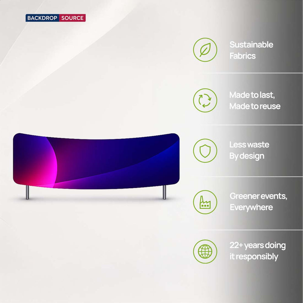 Curved Top Header Display