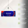 Backlit Rectangle Fabric Hanging Banner