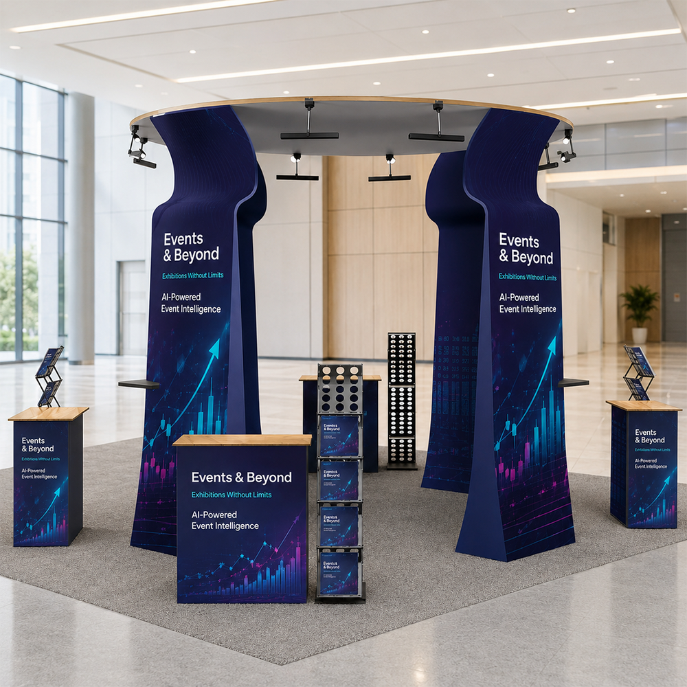 Modular Booth Kits 20ft x 20ft - Model 13