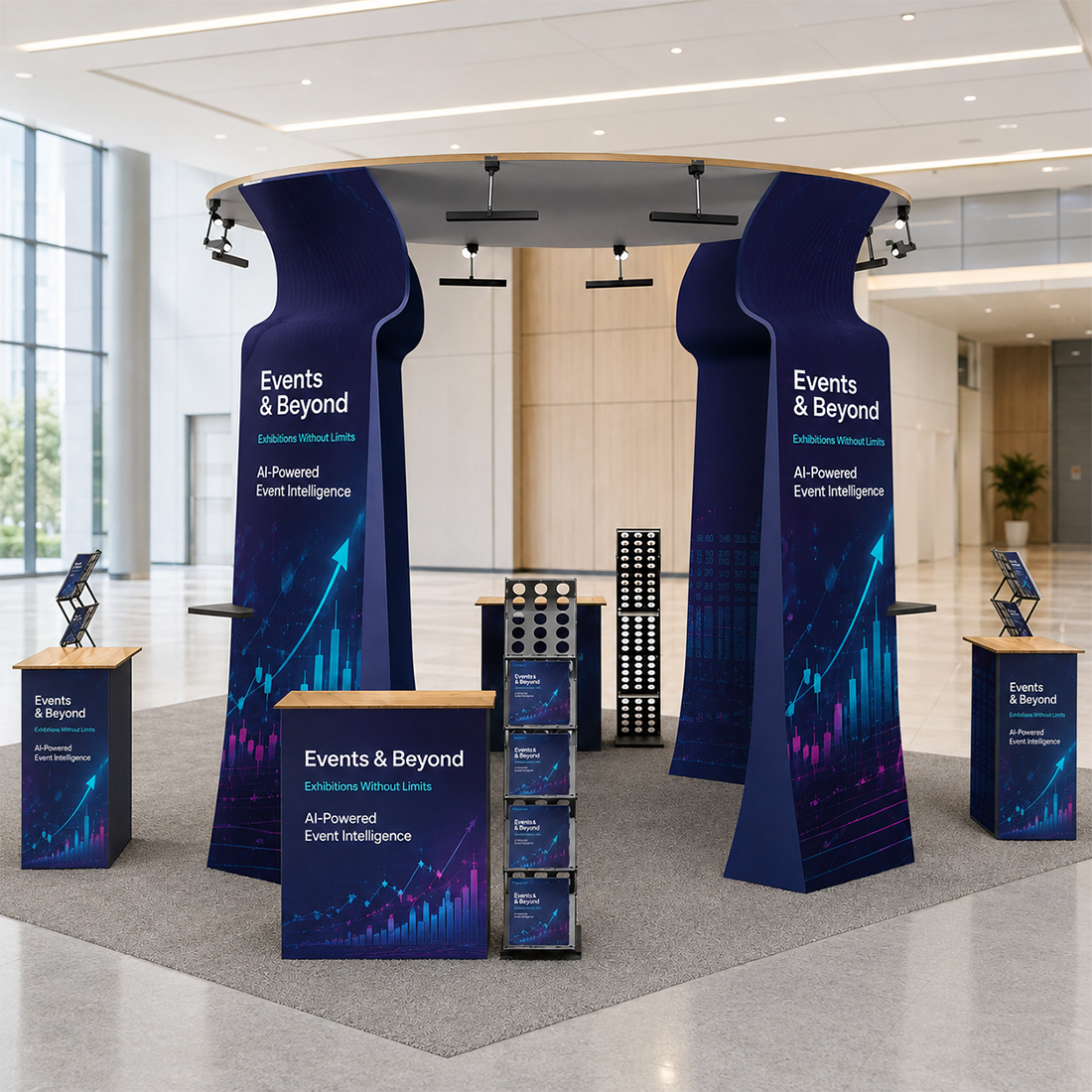 Modular Booth Kits 20ft x 20ft - Model 13