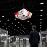 Tapered Square Hanging Display
