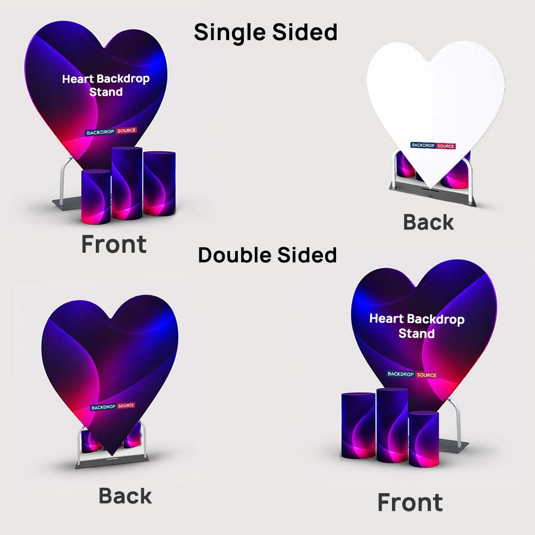 Heart Stand with Plinth