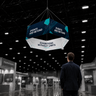 Banner colgante hexagonal Sky Tube