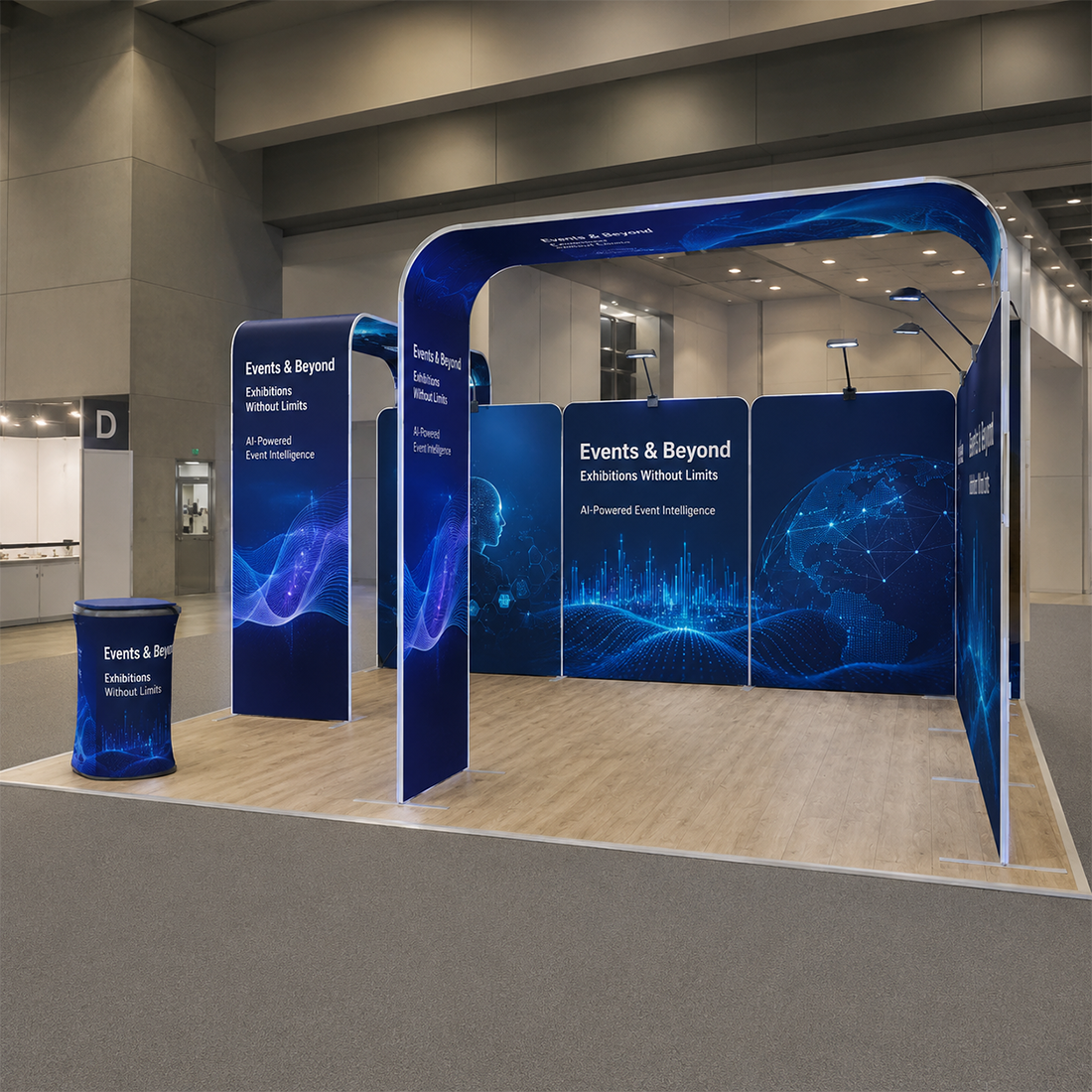 Modular Booth Kits 20ft x 20ft - Model 19