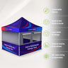 10ft x 10ft Fabric Food Booth Canopy Tent