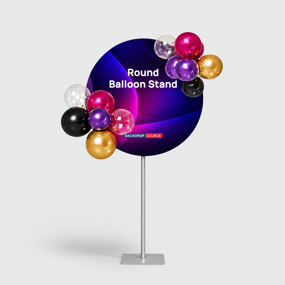 Soporte para globos de aluminio / Soporte para globos con signo de interrogación
