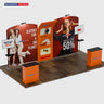 Portable Exhibit Display 20ft x 10ft - Model 9
