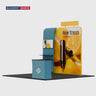 Portable Exhibit Display 10ft x 10ft - Model 16