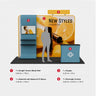 Portable Exhibit Display 10ft x 10ft - Model 16