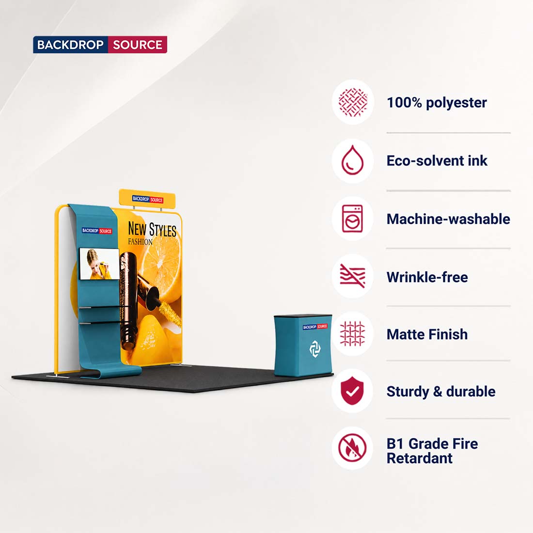 Portable Exhibit Display 10ft x 10ft - Model 16