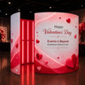 360° Custom Printed Fabric Exhibition Booth with LED Lights
