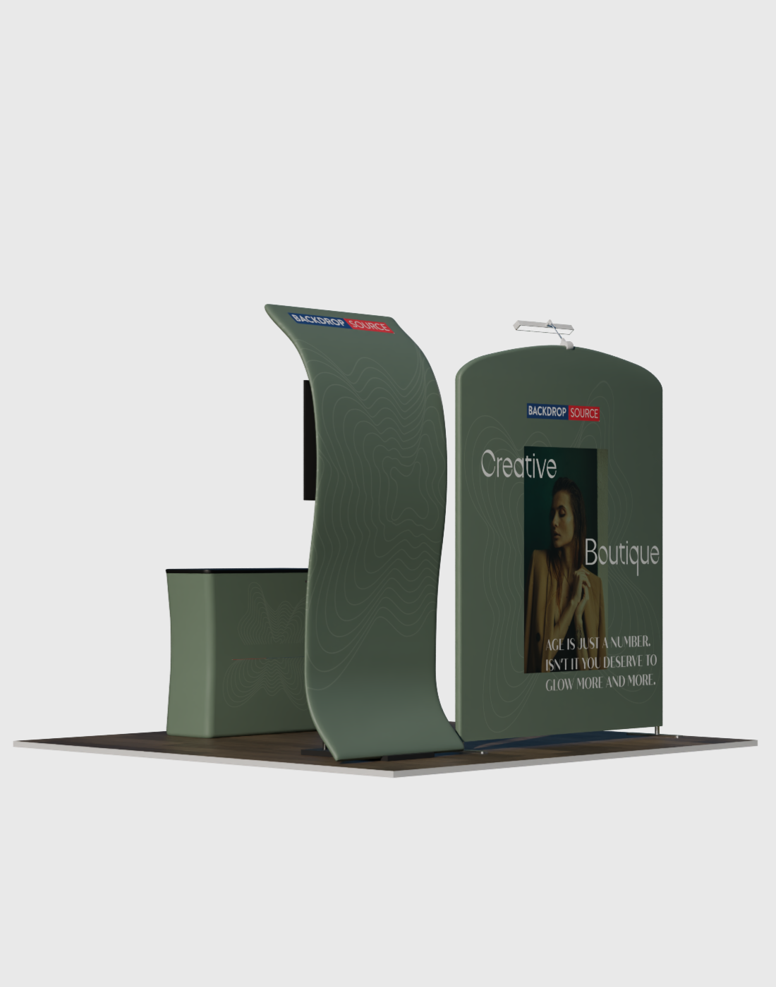 Portable Exhibit Display 10ft x 10ft - Model 11
