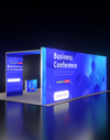 Espositore modulare SEG Lightbox da 10 piedi per fiere - Modello 1