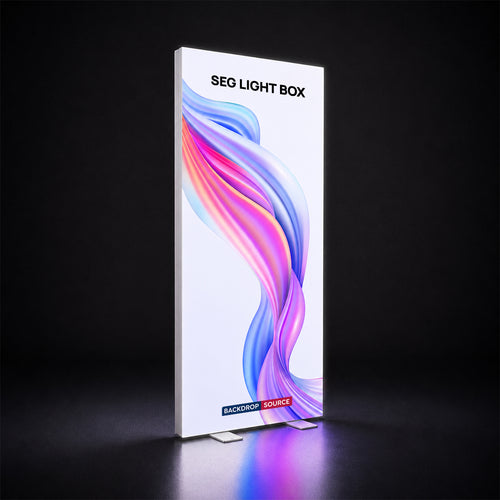 Caja de luz LED de tela sin marco SEG