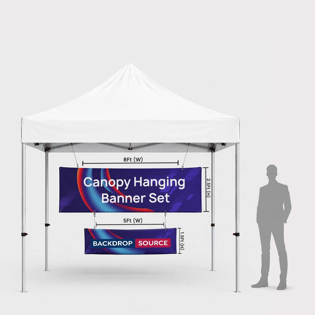 Canopy Hanging Fabric Banner Kit – Hanging Graphics Only