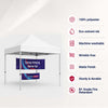 Canopy Hanging Fabric Banner Kit – Hanging Graphics Only