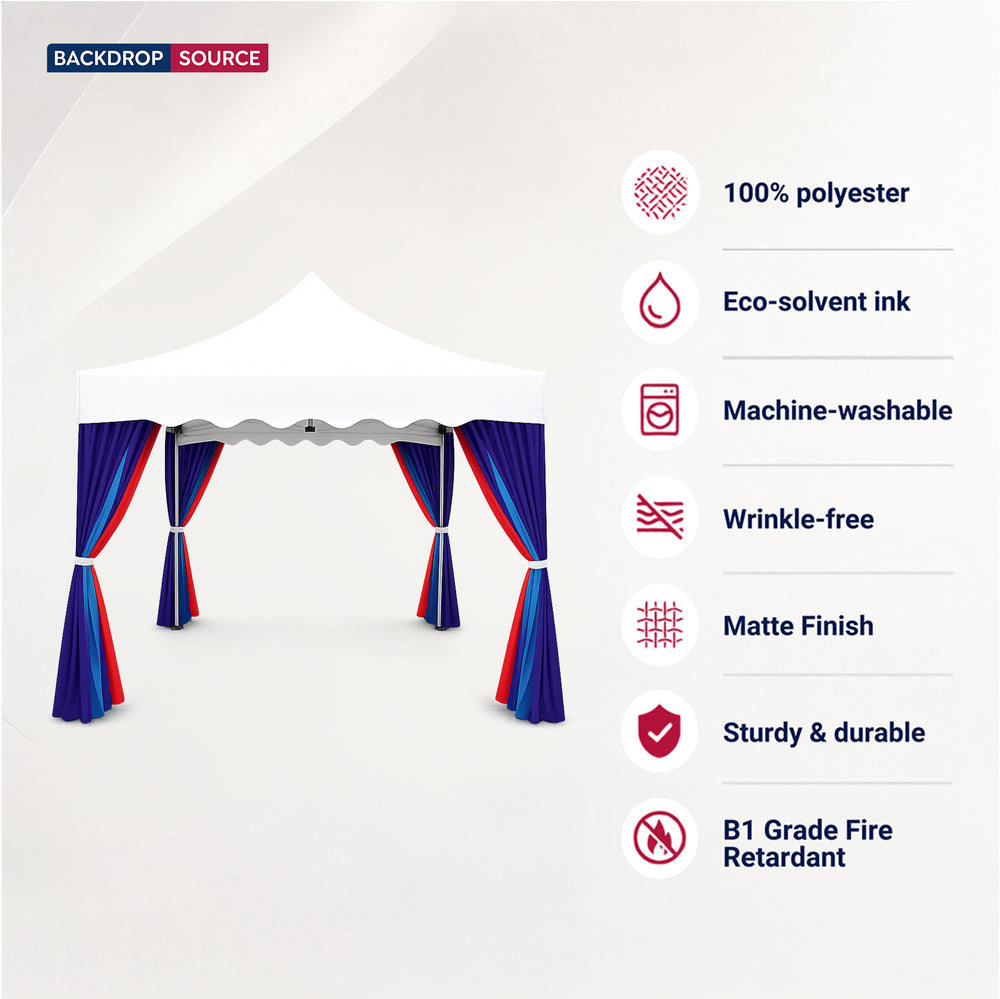 Canopy Tent Fabric Corner Curtains