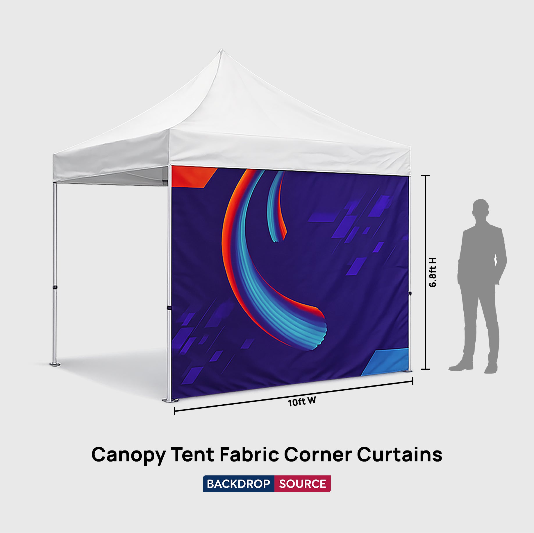 Canopy Tent Fabric Corner Curtains