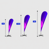 Teardrop Fabric Flag