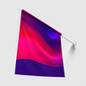 Wall Mounted Fabric Promotional Flags