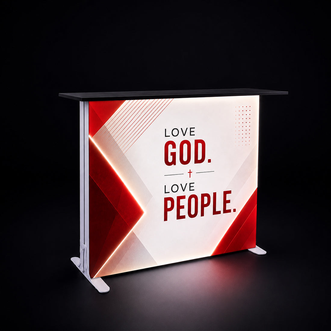 Church Backlit SEG Counter Display