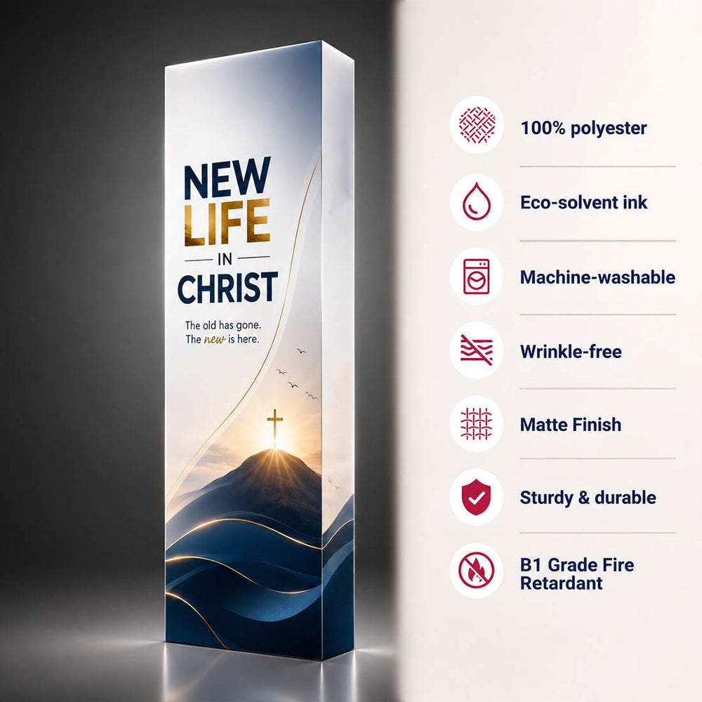Church Faith Backlit SEG Pop-Up Display