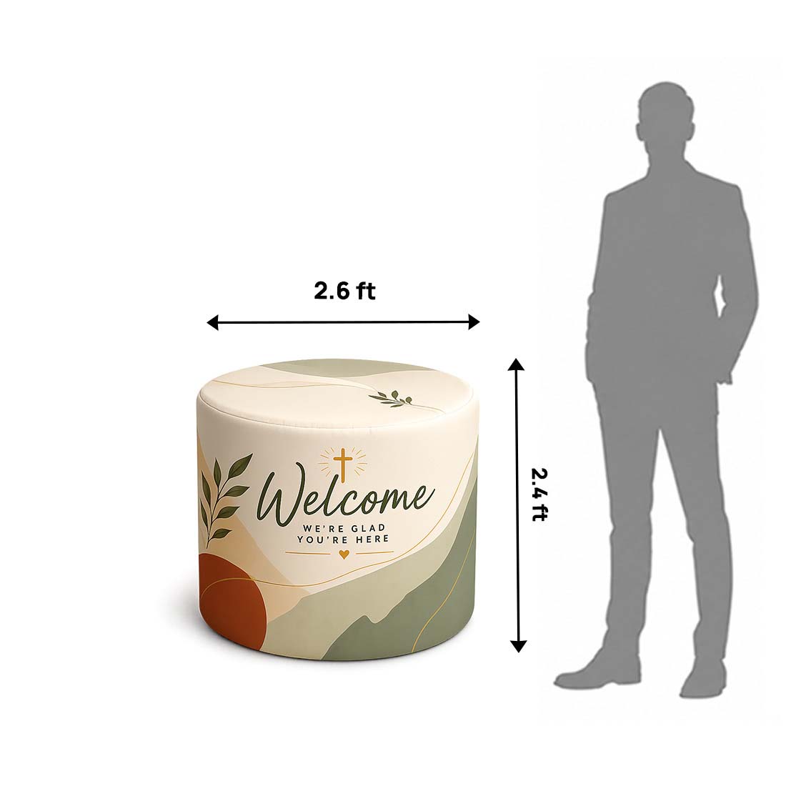 Church Round Communion Table Cover