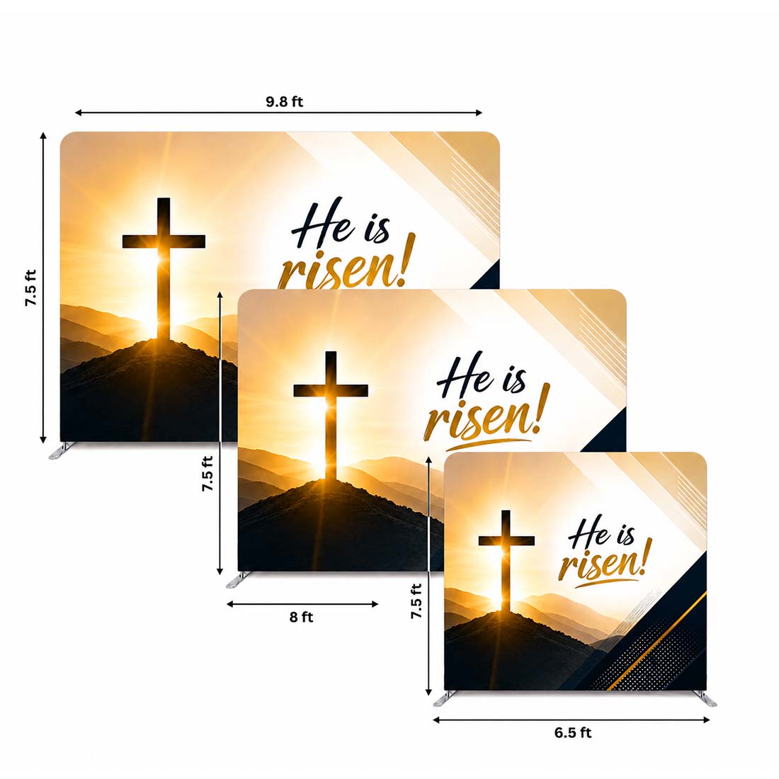 Church Sanctuary Straight Tension Backdrop