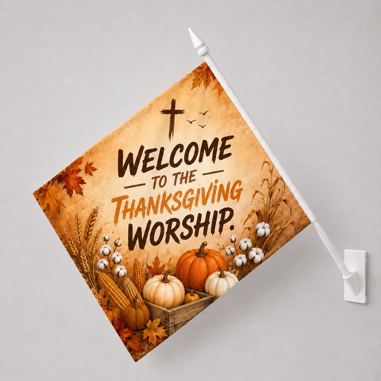 Church Wall Flag Banner
