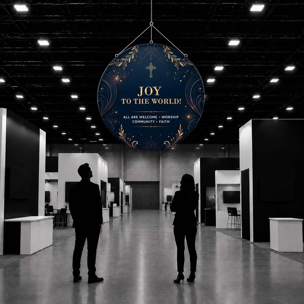 Church Vertical Disc Banner