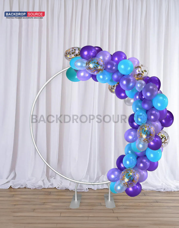 Soporte de fondo circular (diámetro de 79 pulgadas) para decoraciones de bodas y fiestas de cumpleaños