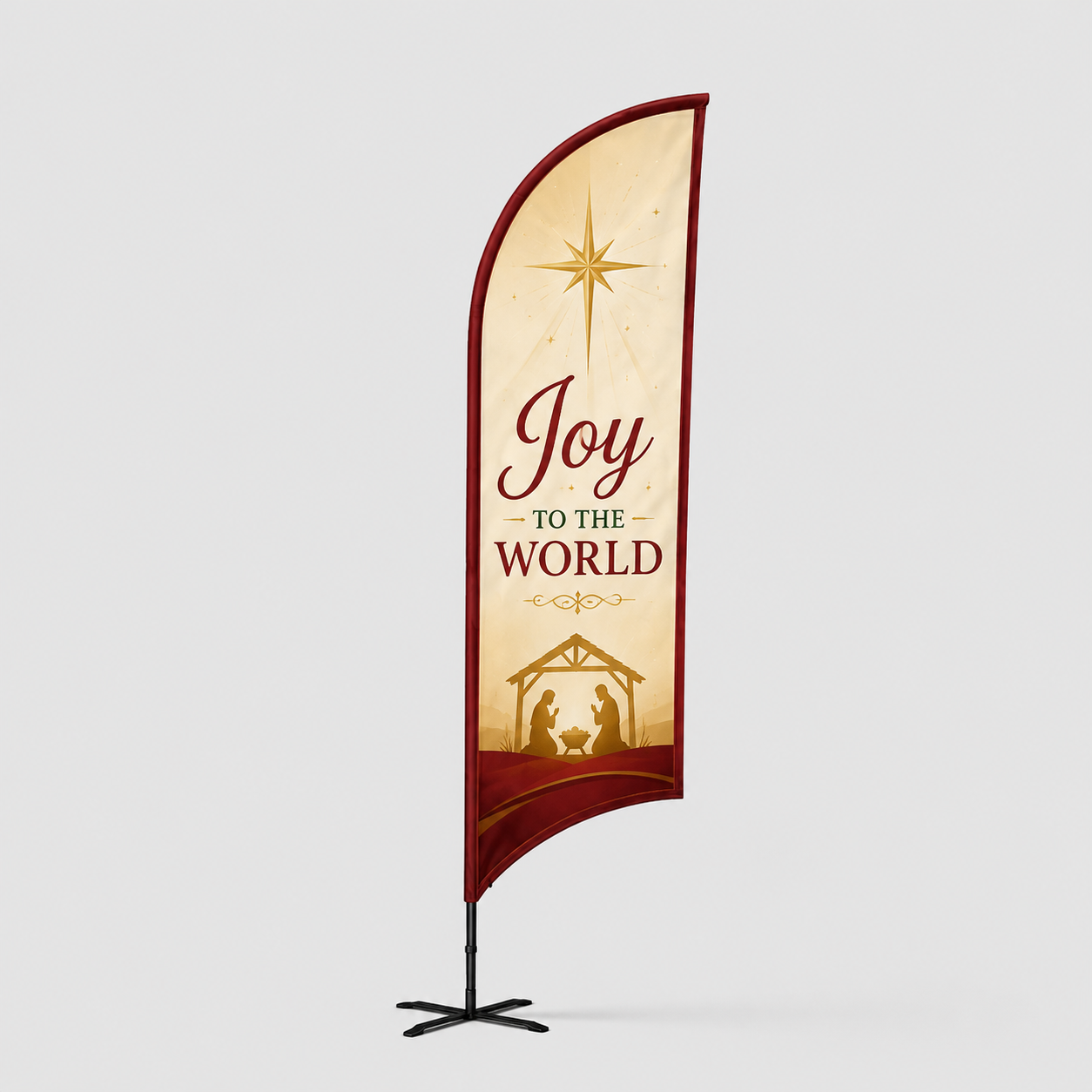 Church Concave Feather Flag