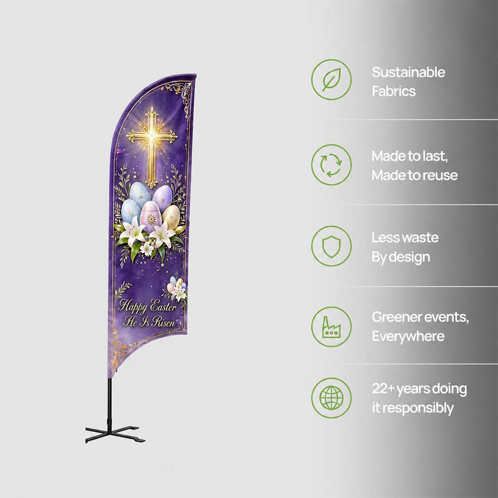 Church Concave Feather Flag