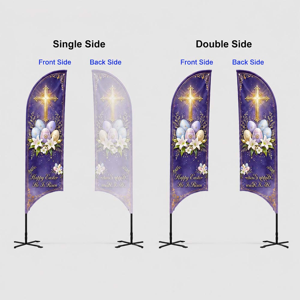 Church Concave Feather Flag