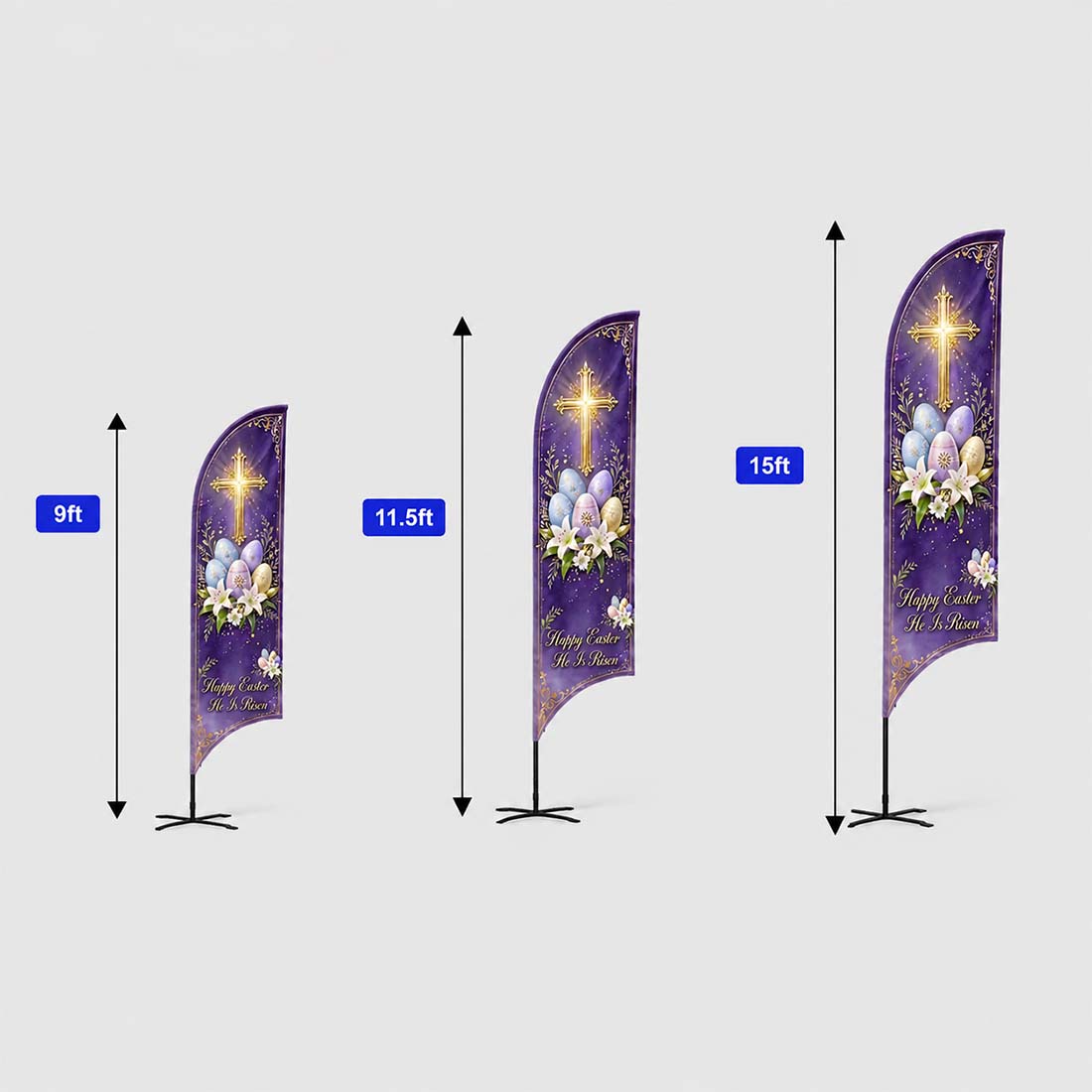 Church Concave Feather Flag