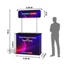 Convertible Fabric Podium Case with Header Display