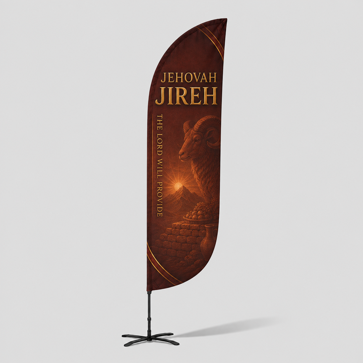 Church Convex Feather Flag