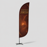 Church Convex Feather Flag