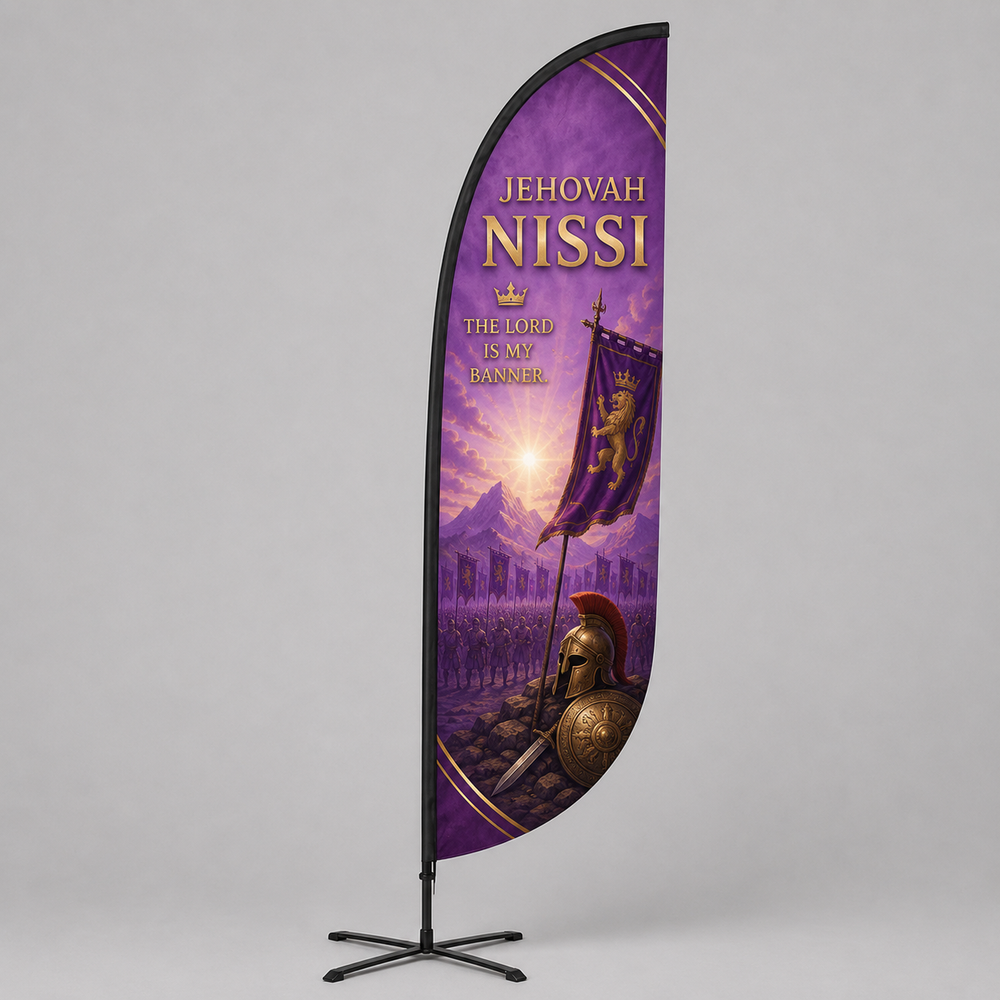 Church Convex Feather Flag