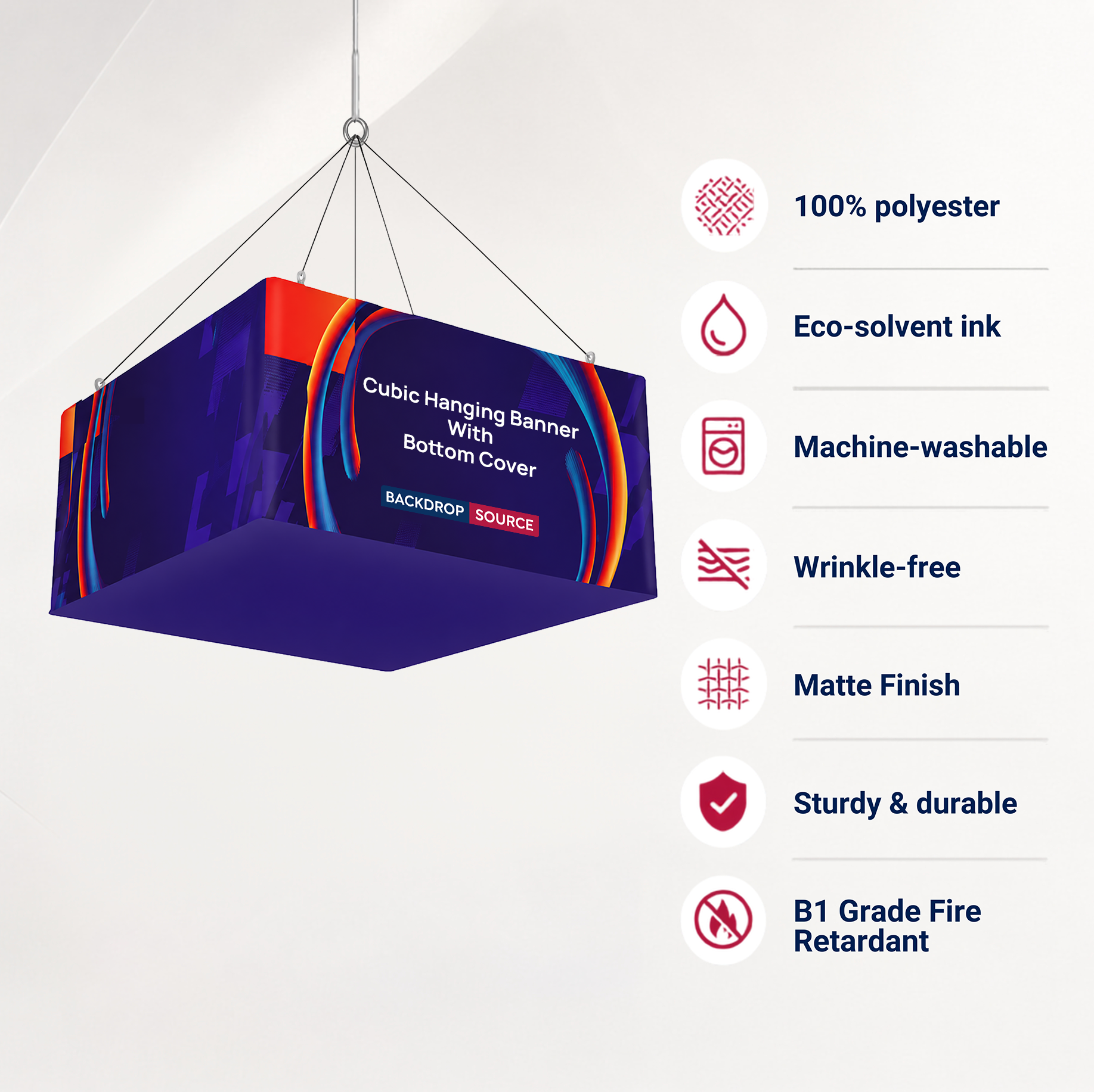 Sky Tube Cubic Hanging Banner
