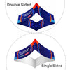 Curved Square Quad Hanging Banner