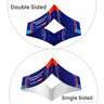 Curved Square Quad Hanging Banner