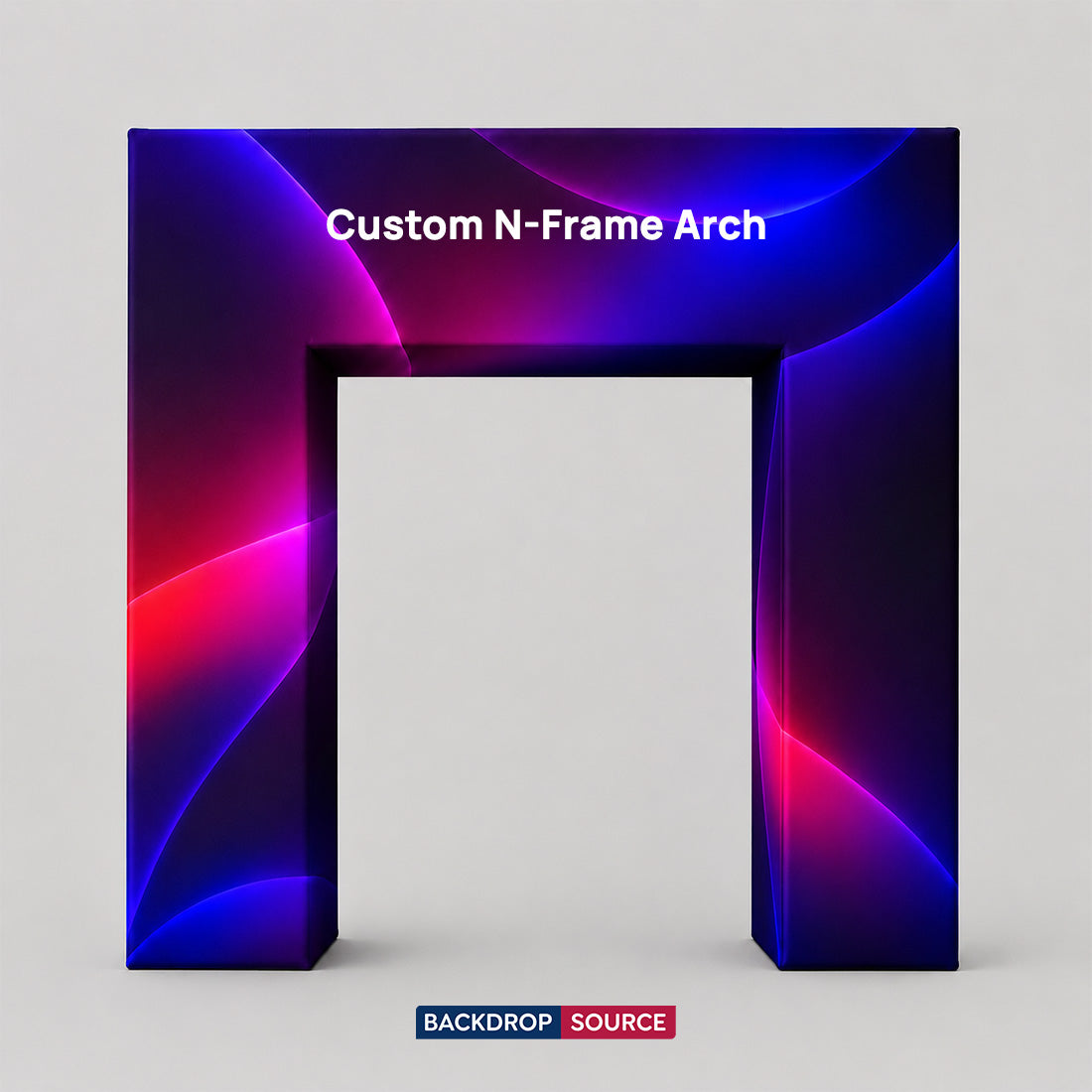 Arco para eventos con estructura en N personalizado