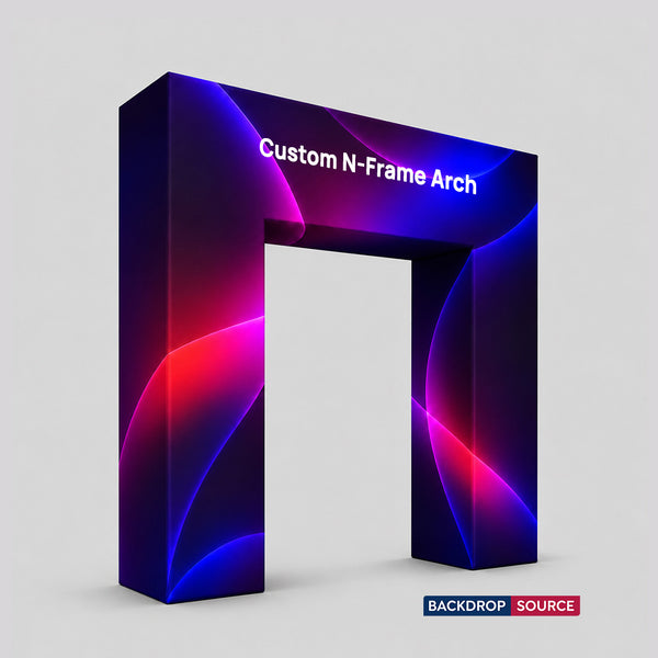 Arco para eventos con estructura en N personalizado